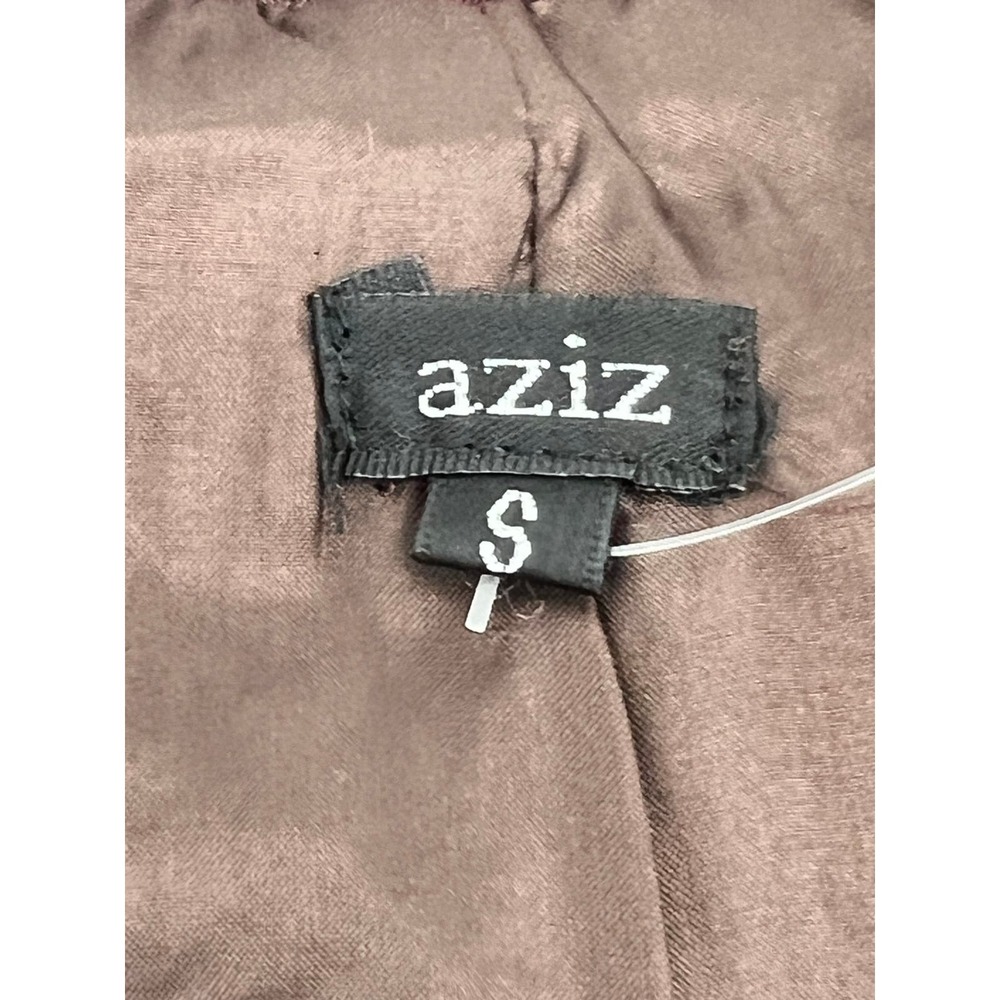 NWT Aziz Burgundy Jacket Size S - Picture 5 of 12